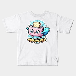 World's Bravest Bath Bomb Kids T-Shirt